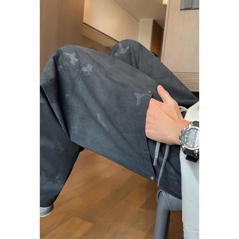 HOKLV Casual Pants Unisex-6