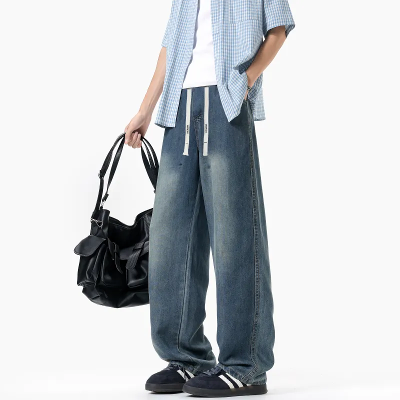 HOKLV Jeans Unisex-9