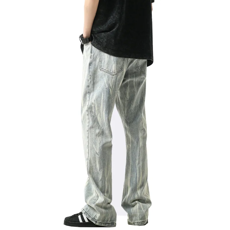 HOKLV Jeans Unisex-11