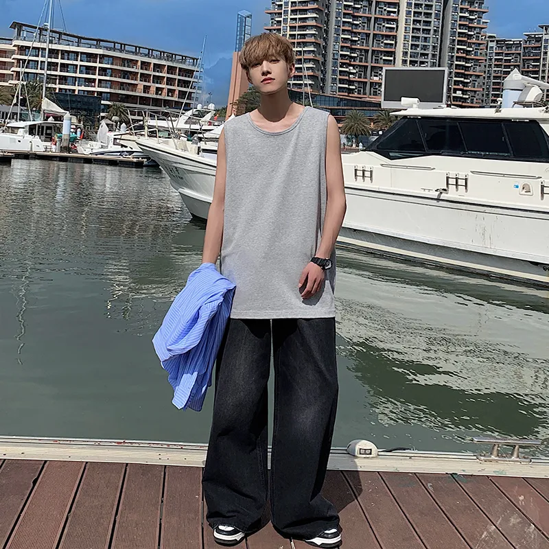 HOKLV Tank Tops Unisex-30