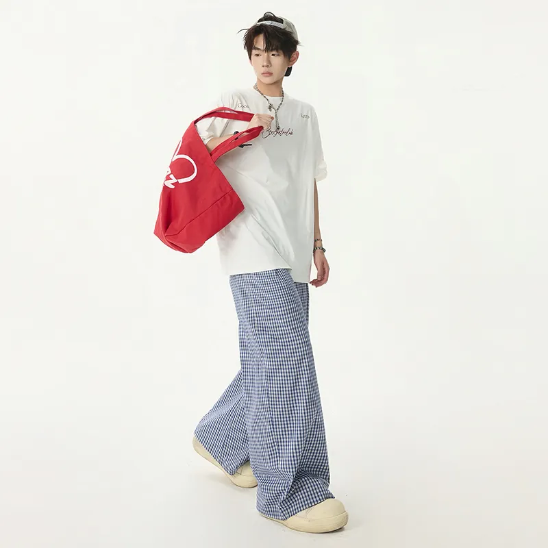 HOKLV Casual Pants Unisex-12