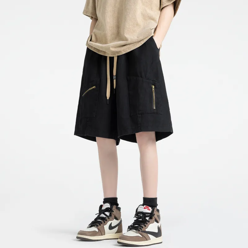 HOKLV Denim Shorts Unisex-8