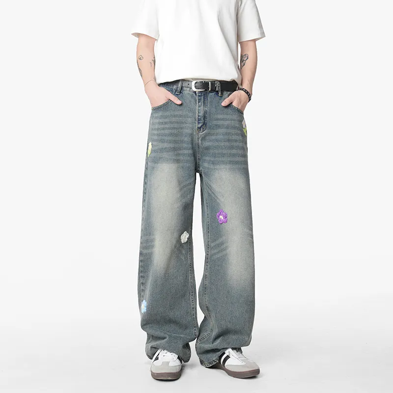 HOKLV Jeans Unisex-4