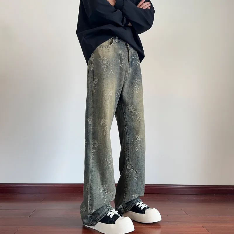 HOKLV Jeans Unisex-1