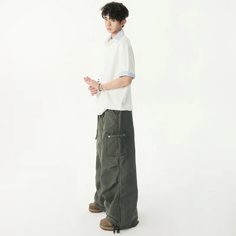 HOKLV Jeans Unisex-17