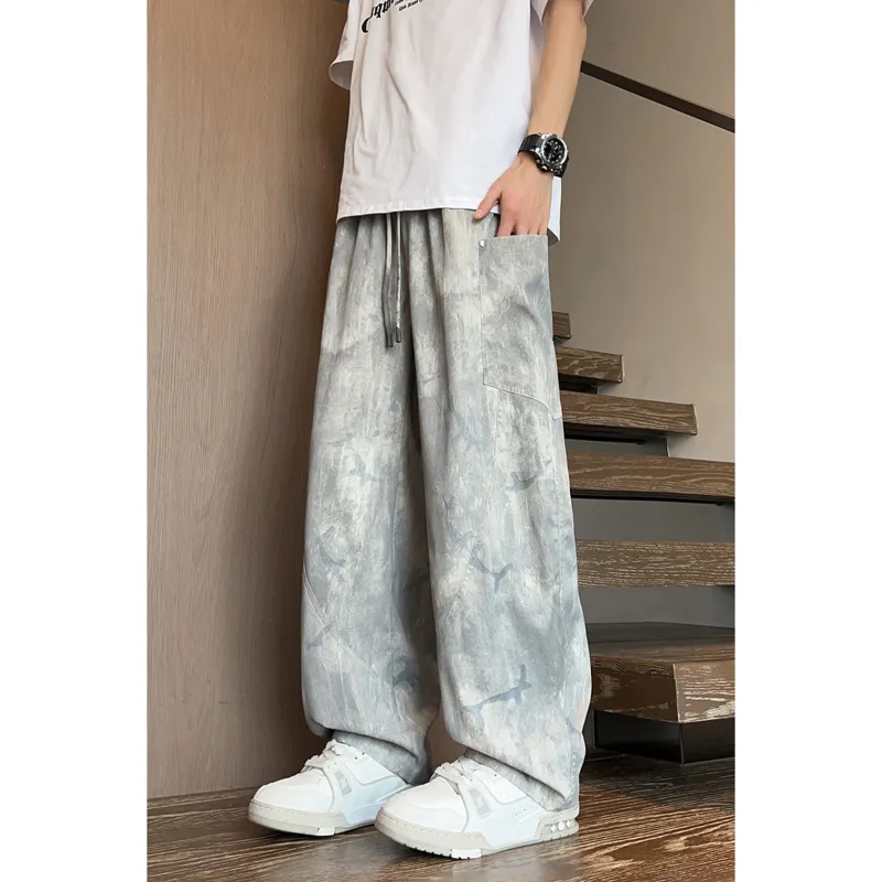 HOKLV Casual Pants Unisex-14