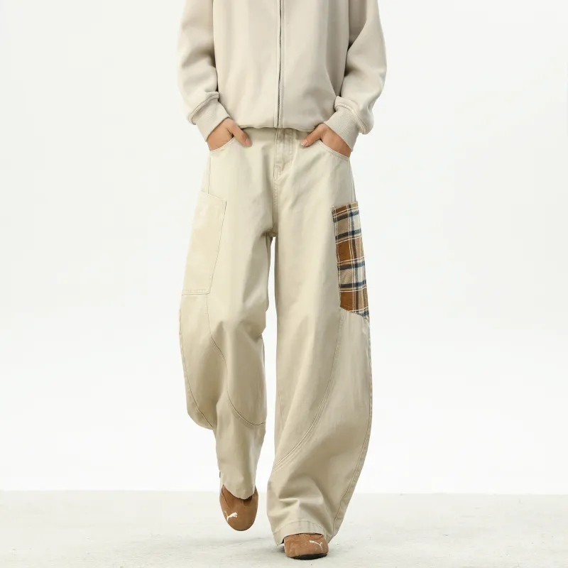 HOKLV Jeans Unisex-2