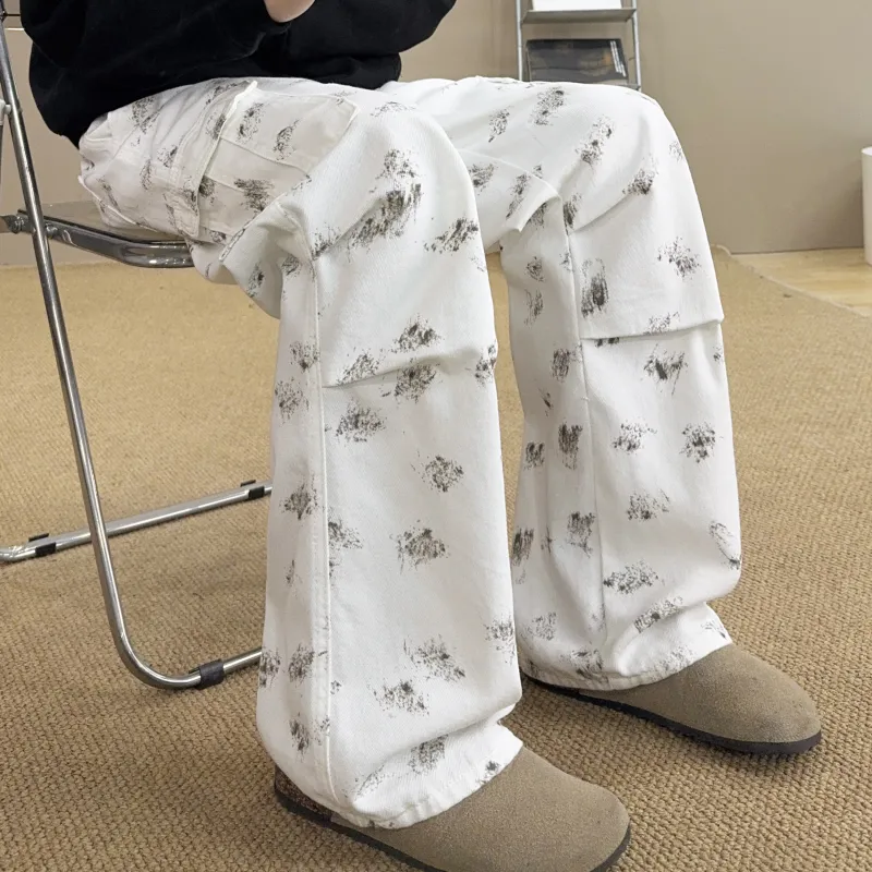 HOKLV Jeans Unisex-2