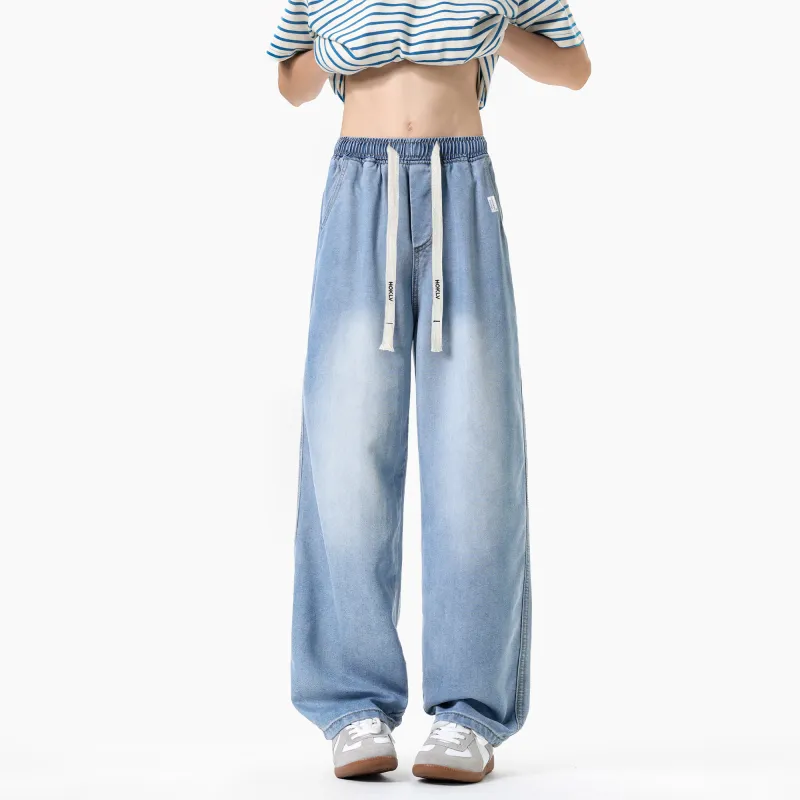 HOKLV Jeans Unisex-2