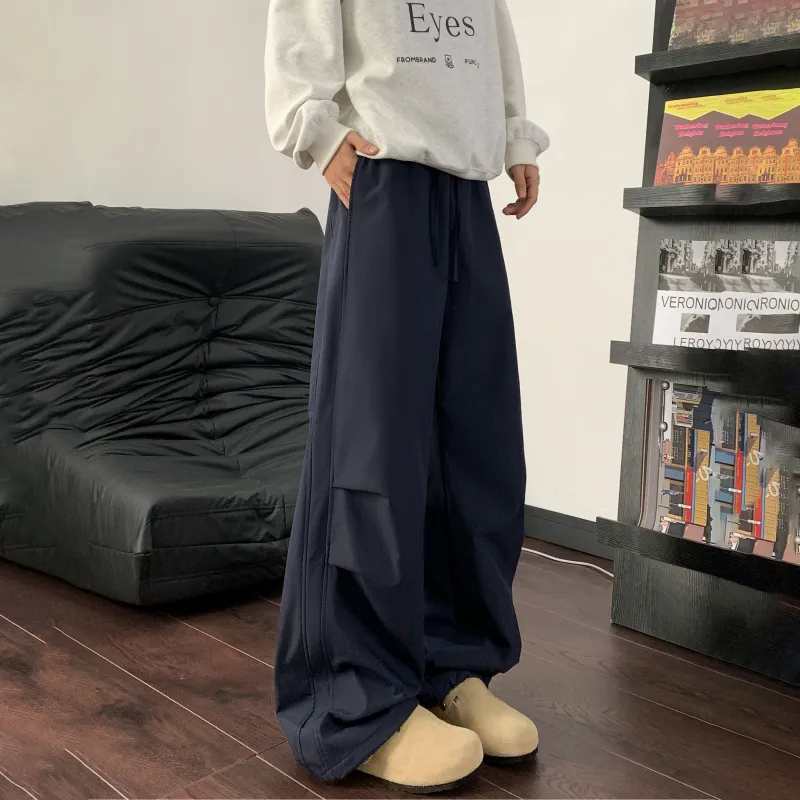 HOKLV Casual Pants Unisex Army Green-11