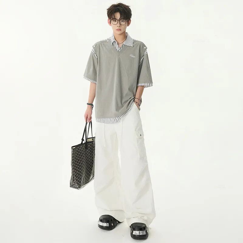HOKLV Jeans Unisex-12