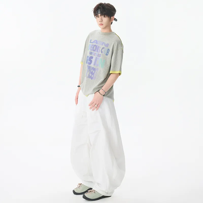 HOKLV Casual Pants Unisex-3