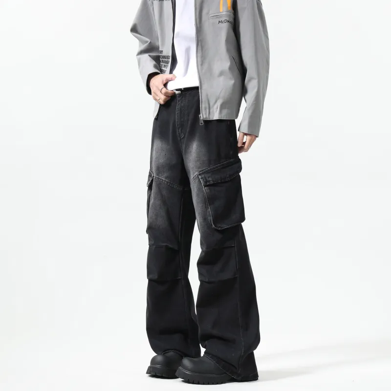 HOKLV Jeans Unisex-2