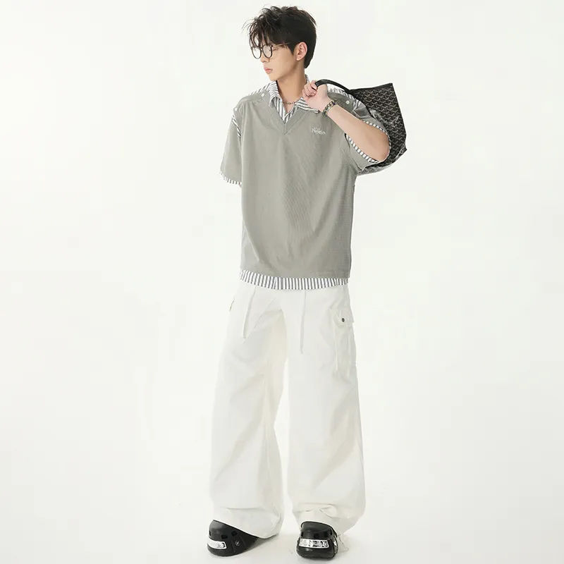 HOKLV Jeans Unisex-11