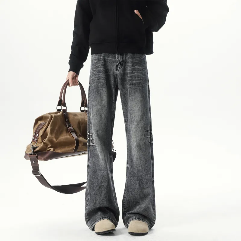 HOKLV Jeans Unisex-10