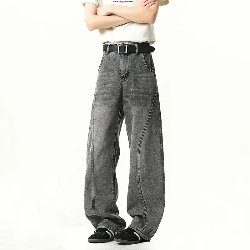 HOKLV Jeans Unisex-2