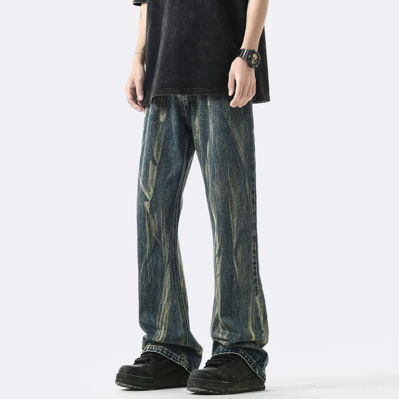 HOKLV Jeans Unisex-2