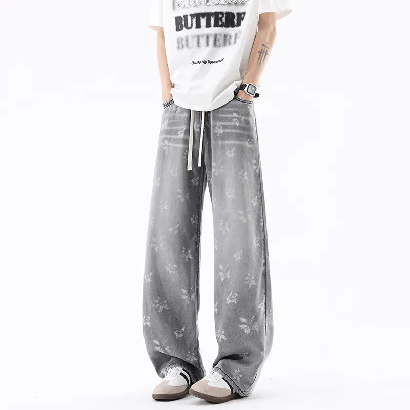 HOKLV Jeans Unisex-3