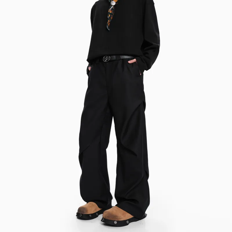 HOKLV Casual Pants Unisex White-2