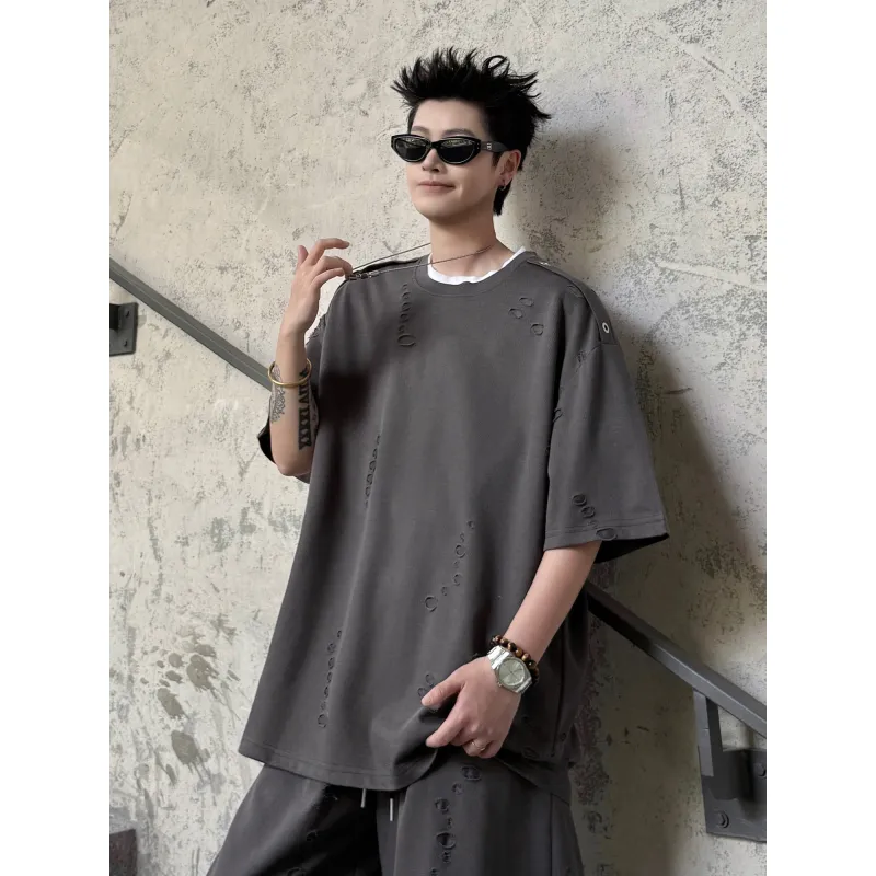 HOKLV T Shirts Unisex-7