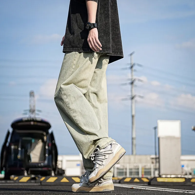 HOKLV Jeans Unisex-15