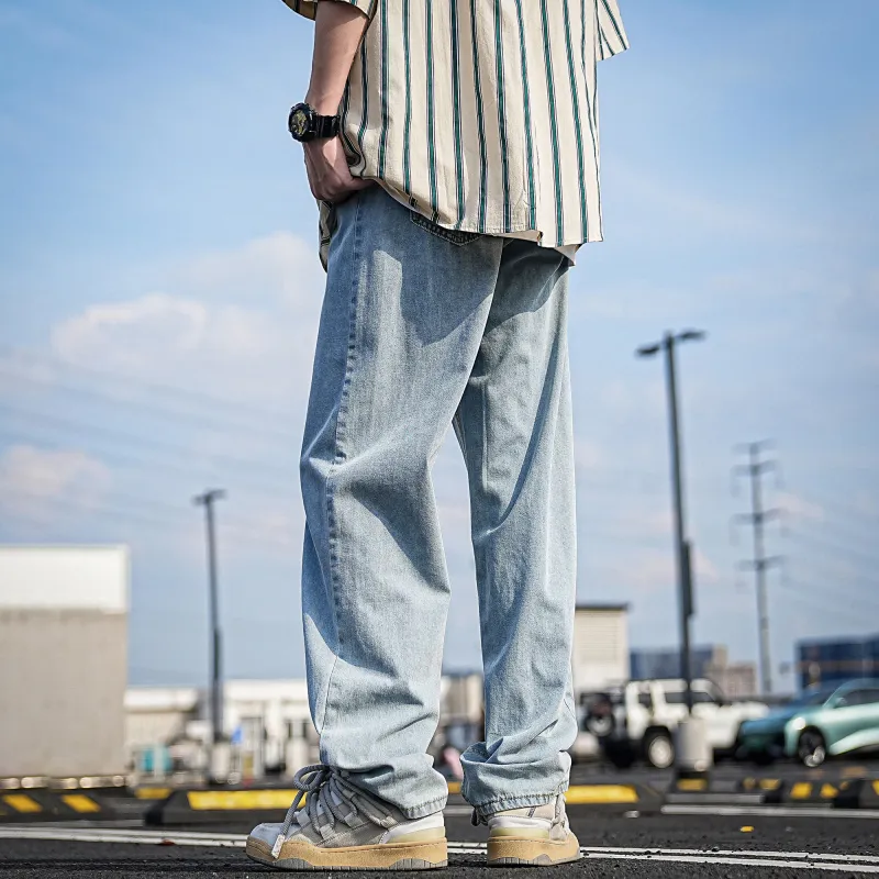 HOKLV Jeans Unisex-5