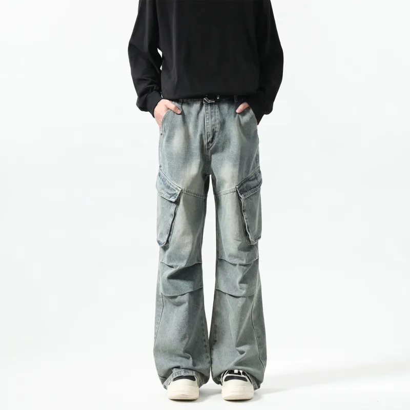 HOKLV Jeans Unisex-8