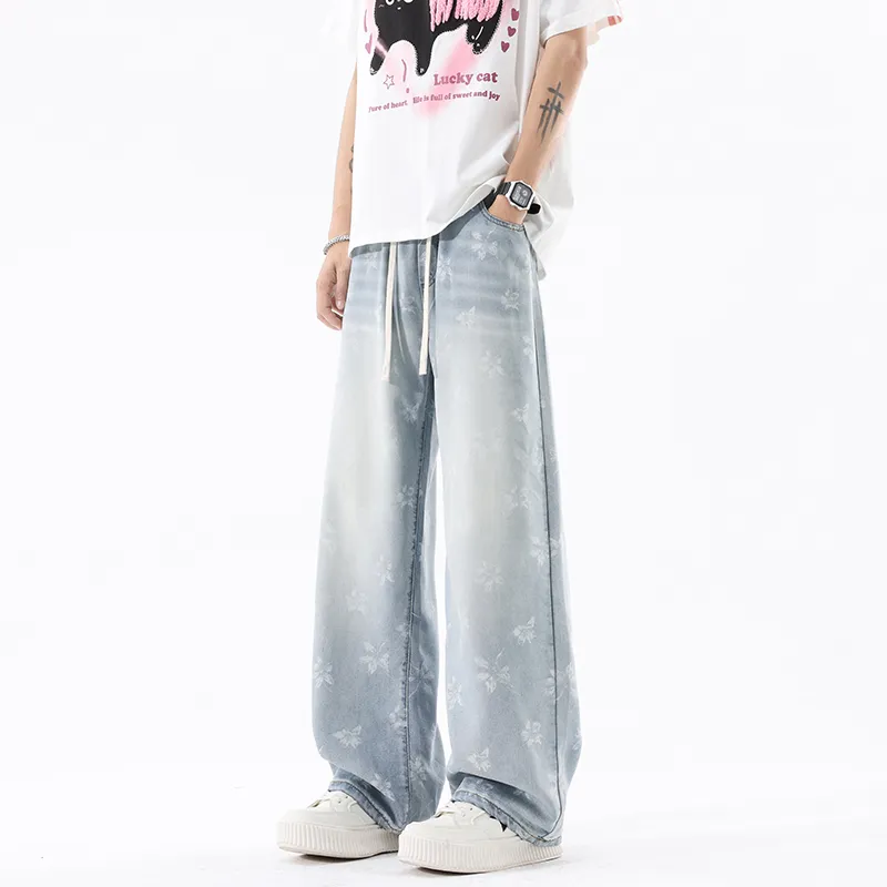 HOKLV Jeans Unisex-10