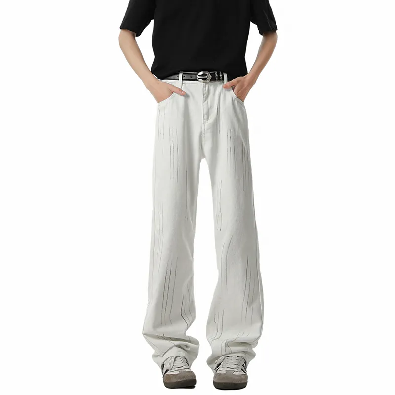 HOKLV Jeans Unisex-2