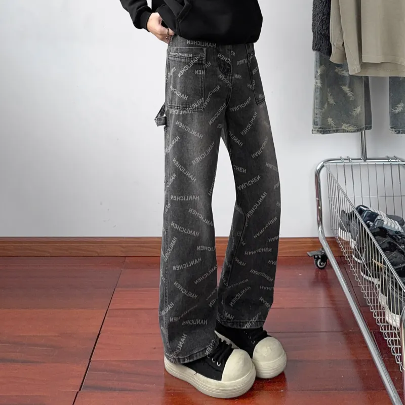 HOKLV Jeans Unisex-3