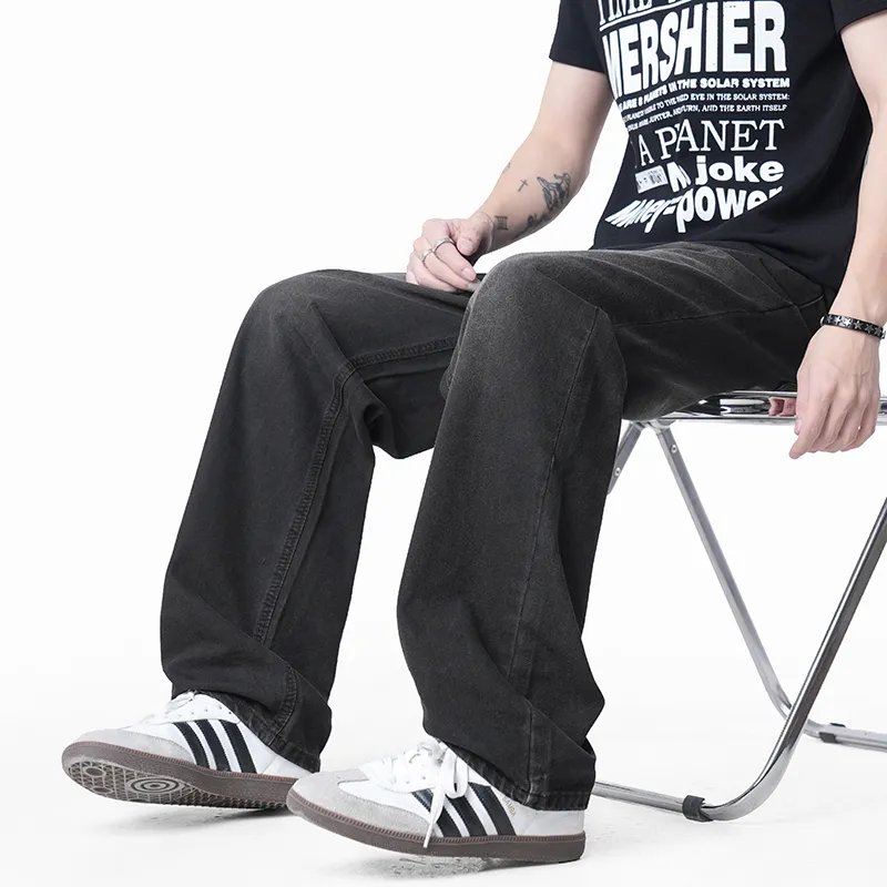 HOKLV Jeans Unisex-14