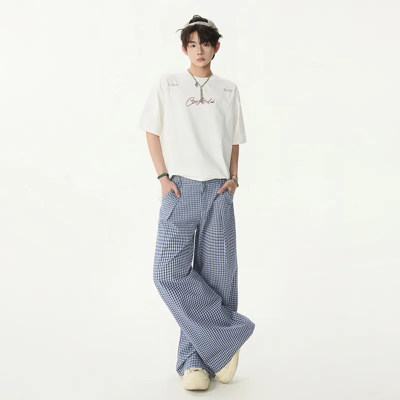 HOKLV Casual Pants Unisex-9