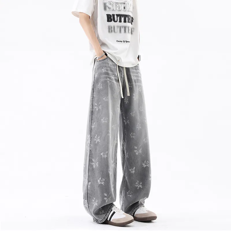 HOKLV Jeans Unisex-5