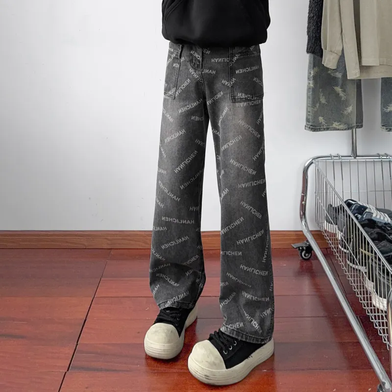 HOKLV Jeans Unisex-4