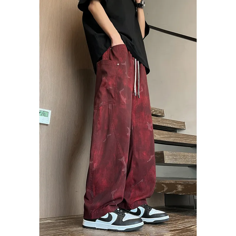HOKLV Casual Pants Unisex-10