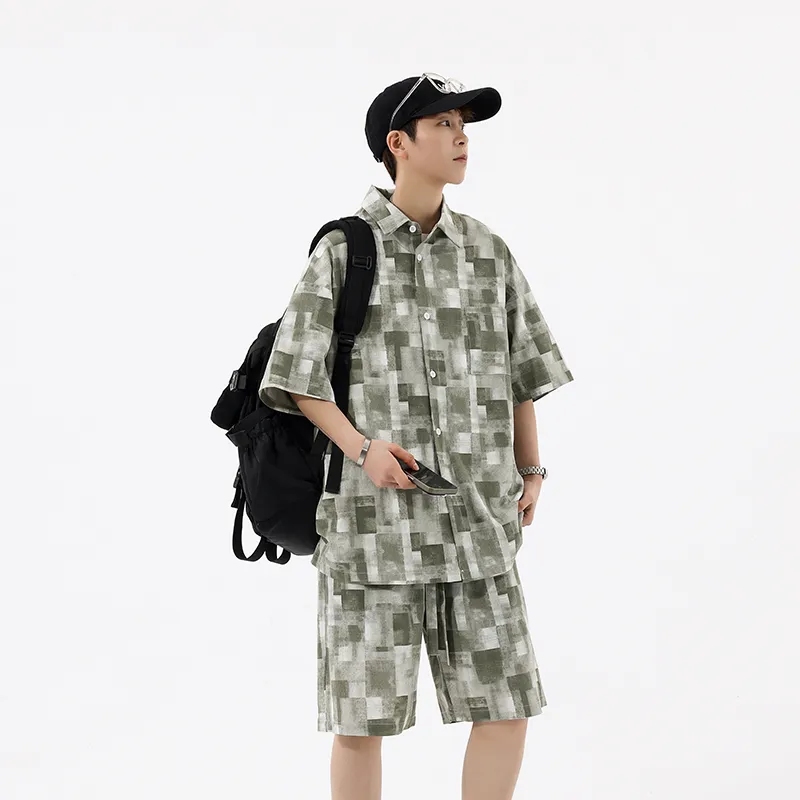 HOKLV Shirt Matching Set Unisex-2