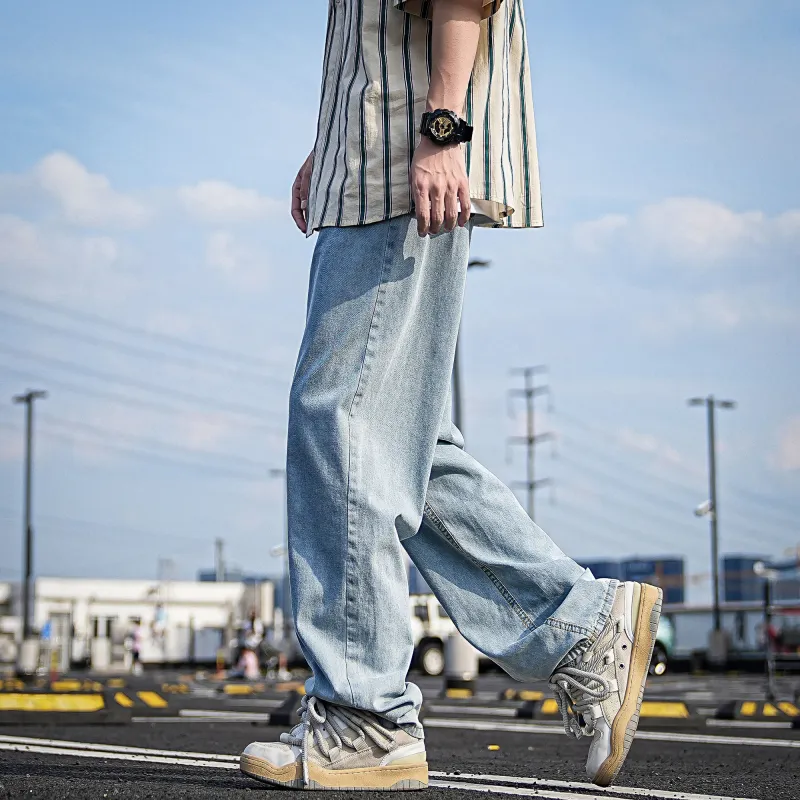 HOKLV Jeans Unisex-7