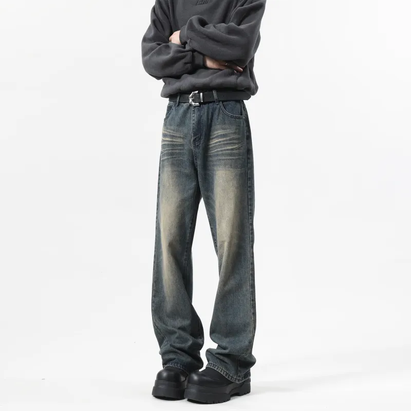 HOKLV Jeans Unisex-2