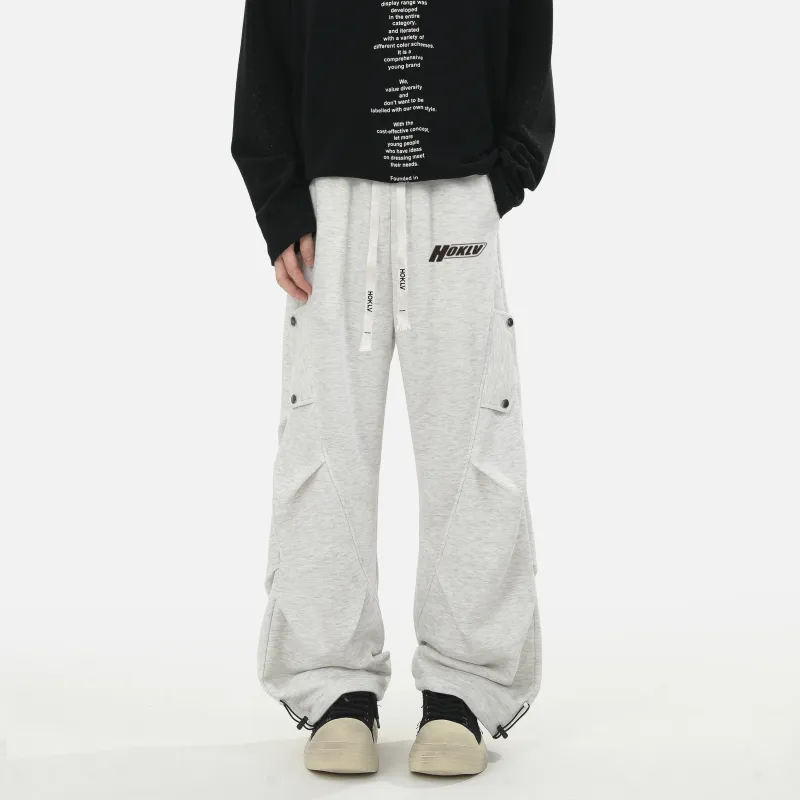 HOKLV Knitted Sports Pants Unisex-3