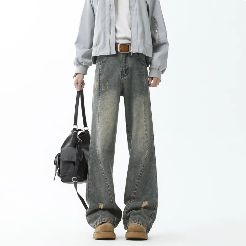 HOKLV Jeans Unisex-9