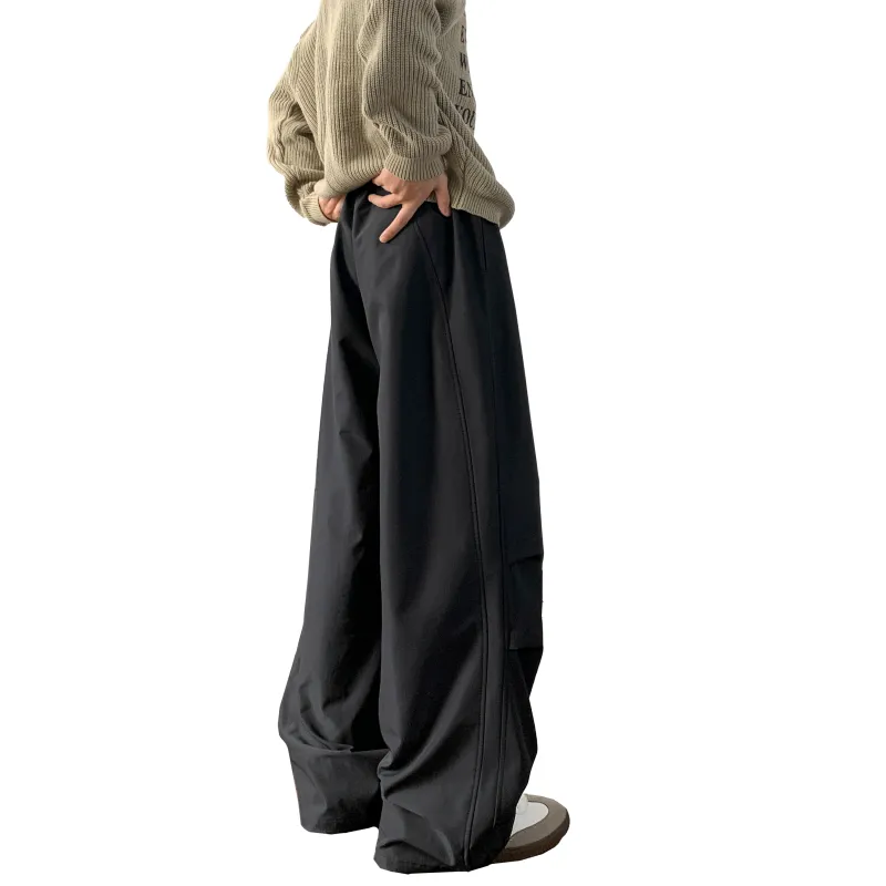 HOKLV Casual Pants Unisex Army Green-13