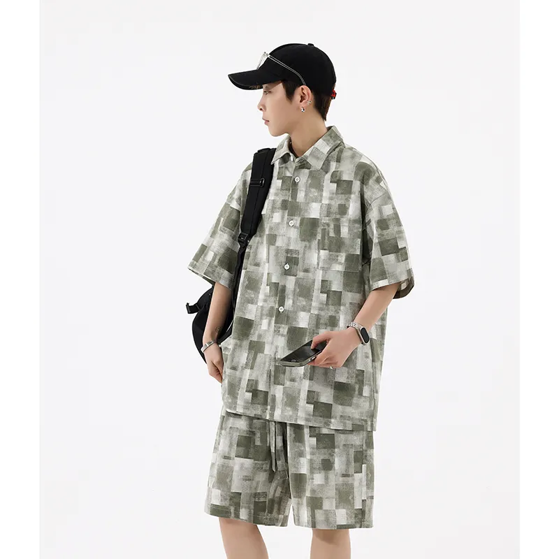 HOKLV Shirt Matching Set Unisex-4