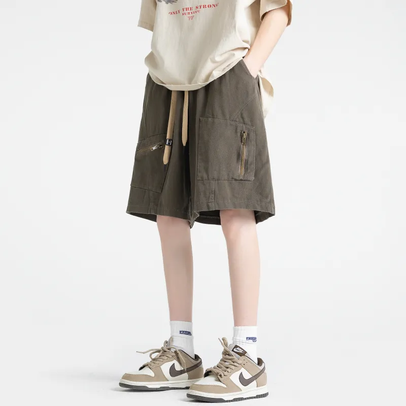 HOKLV Denim Shorts Unisex-4