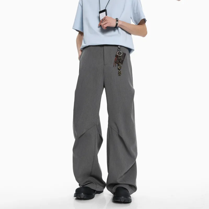 HOKLV Casual Pants Unisex White-8