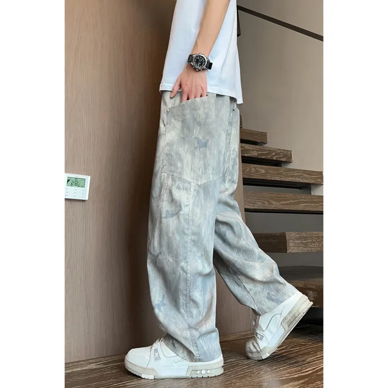 HOKLV Casual Pants Unisex-16