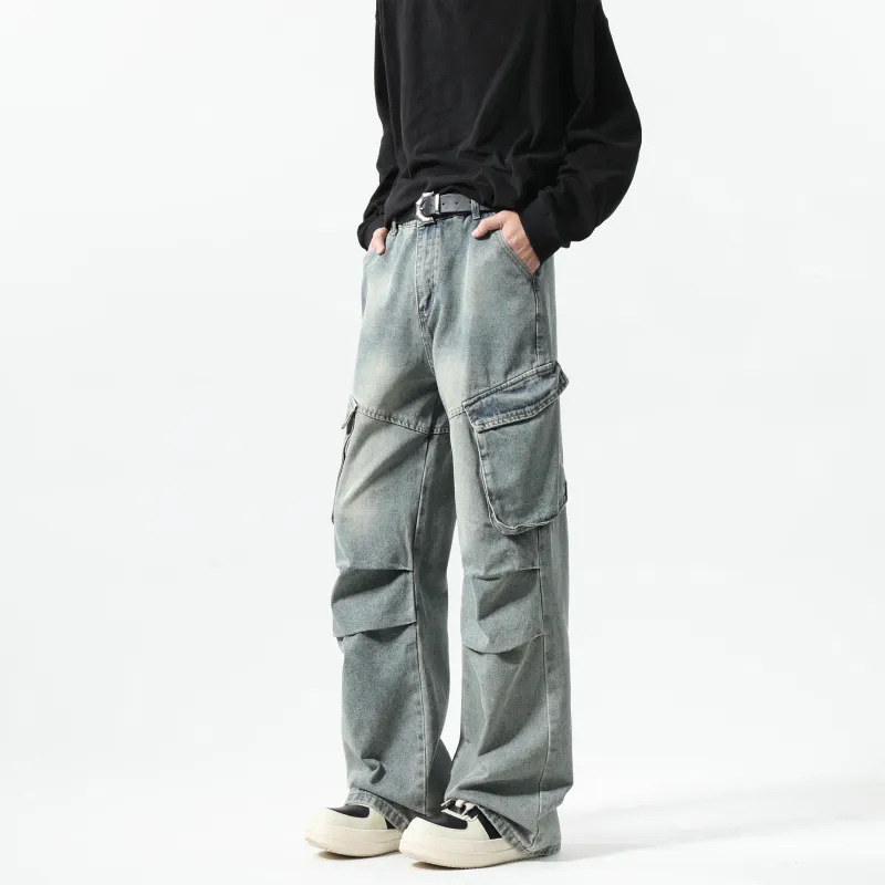 HOKLV Jeans Unisex-7