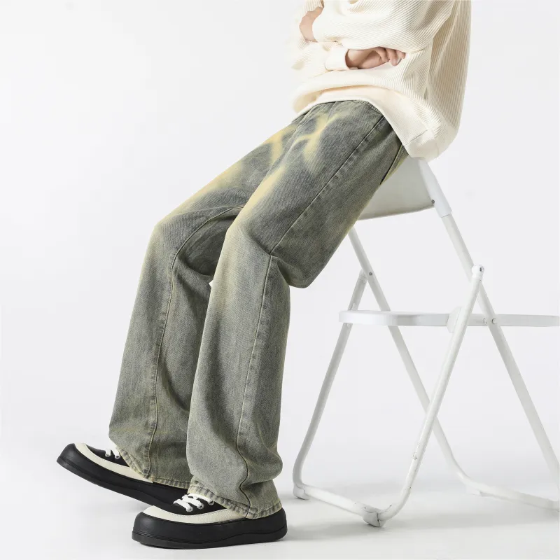 HOKLV Jeans Unisex-15