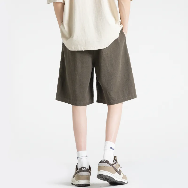 HOKLV Denim Shorts Unisex-3