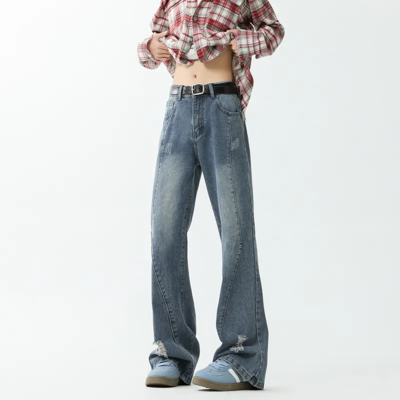 HOKLV Jeans Unisex-6