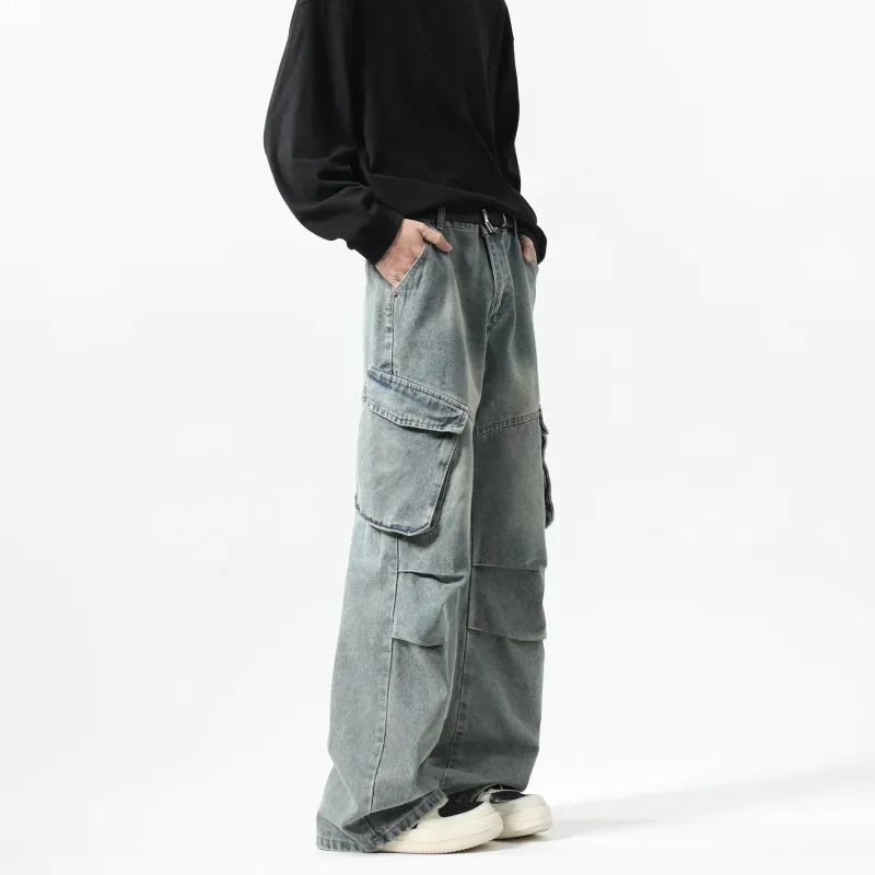 HOKLV Jeans Unisex-10